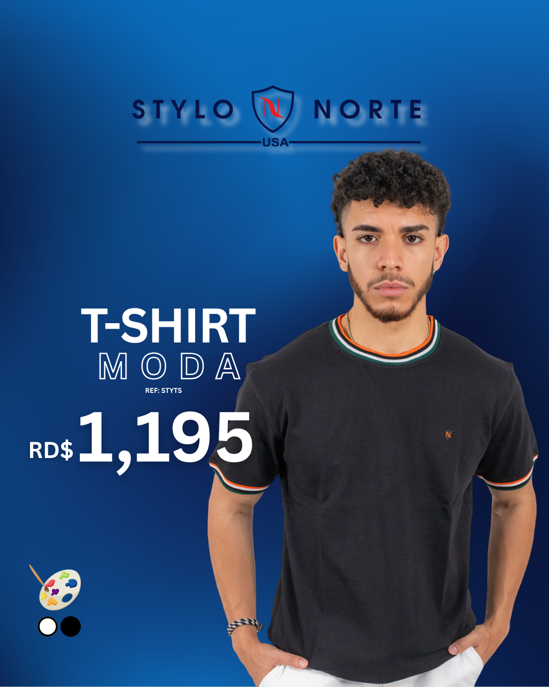 T-shirt con manga corta