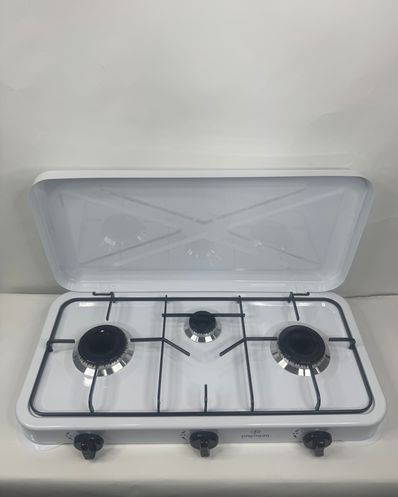 ESTUFAS DE MESA DE GAS PREMIUM 3 HORNILLAS PREMIUM