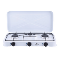ESTUFAS DE MESA DE GAS PREMIUM 3 HORNILLAS PREMIUM