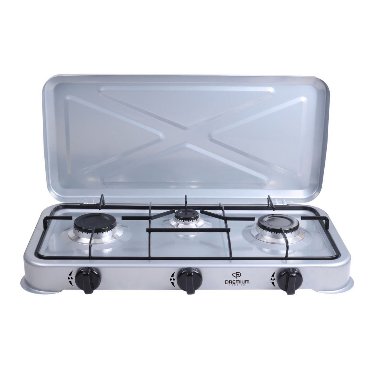 ESTUFAS DE MESA DE GAS PREMIUM 3 HORNILLAS PREMIUM