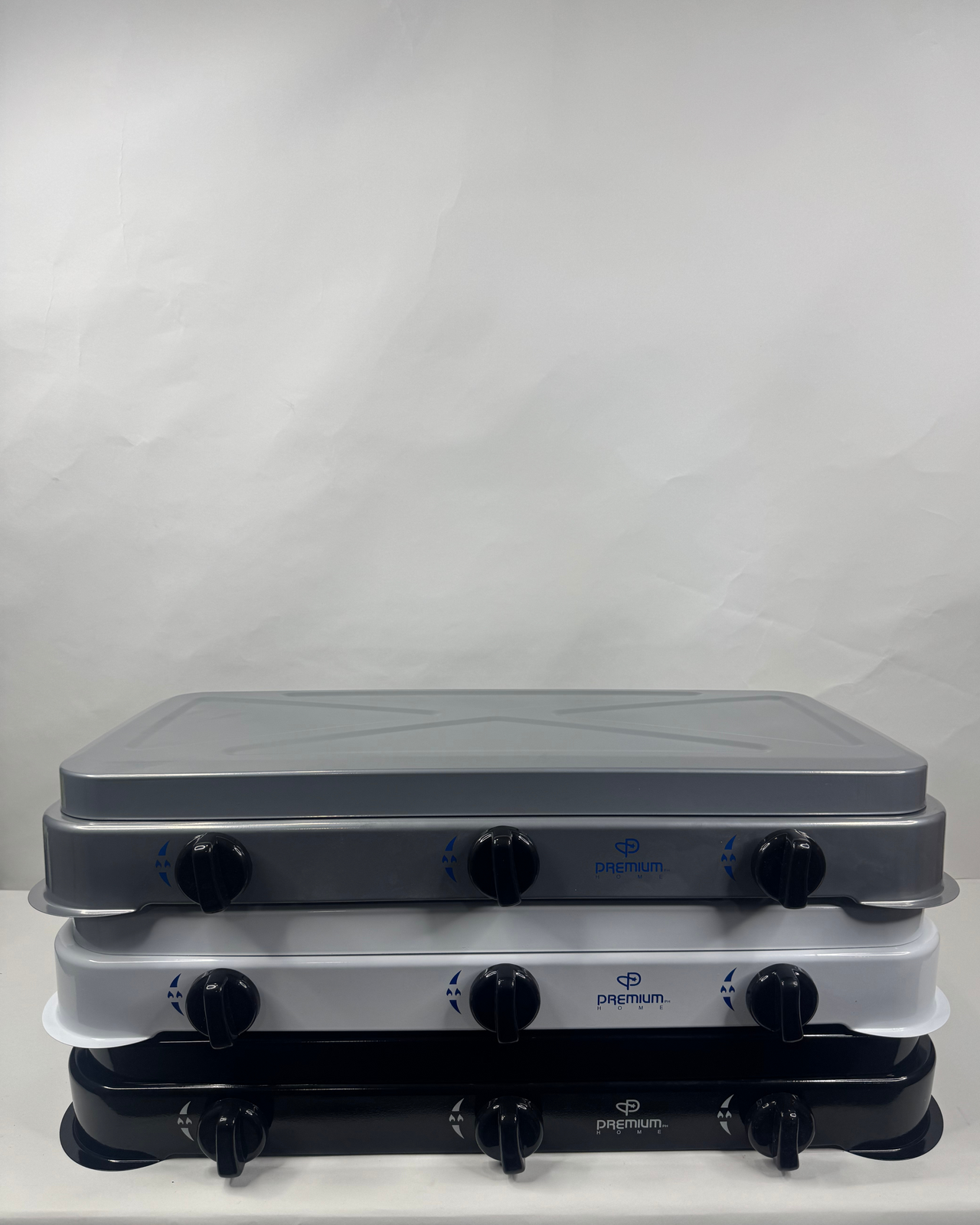 ESTUFAS DE MESA DE GAS PREMIUM 3 HORNILLAS PREMIUM