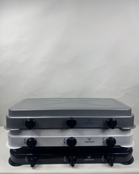 ESTUFAS DE MESA DE GAS PREMIUM 3 HORNILLAS PREMIUM